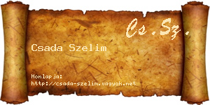 Csada Szelim névjegykártya